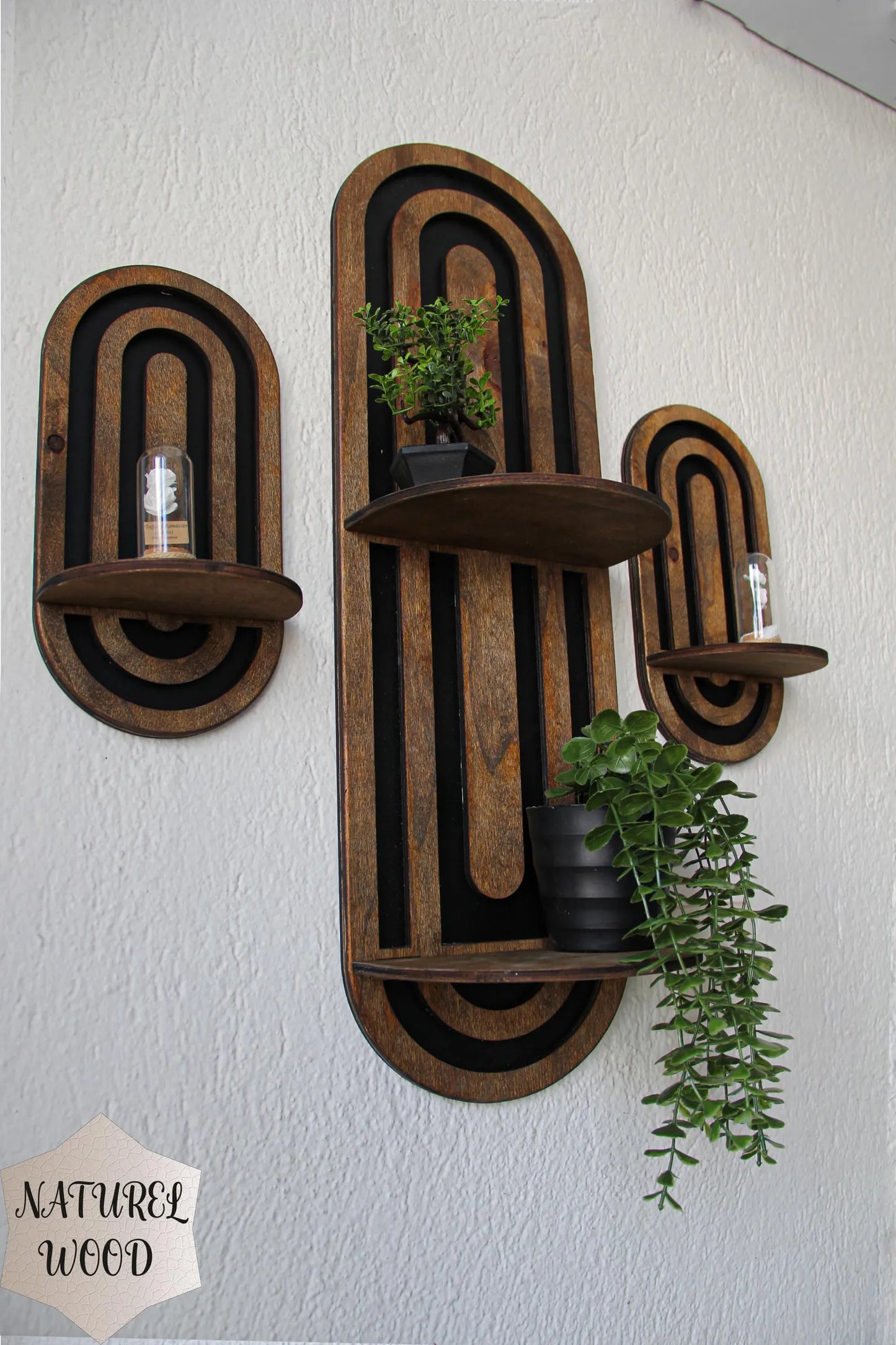 ✨ رفوف القوس الفاخرة – لمسة ديكور أنيقة لمنزلك ✨